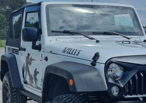 Jeep Wrangler cena 65500 przebieg: 42000, rok produkcji 2016 z Konin małe 211